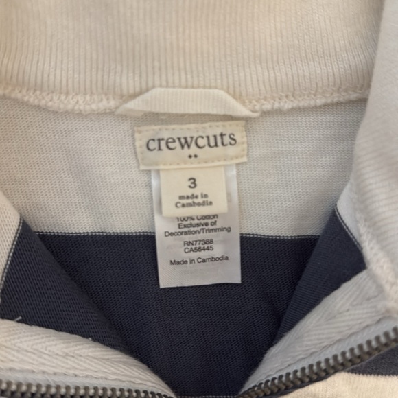 J. Crew Factory Quarter zip sweatshirt boys - Picture 2 of 2